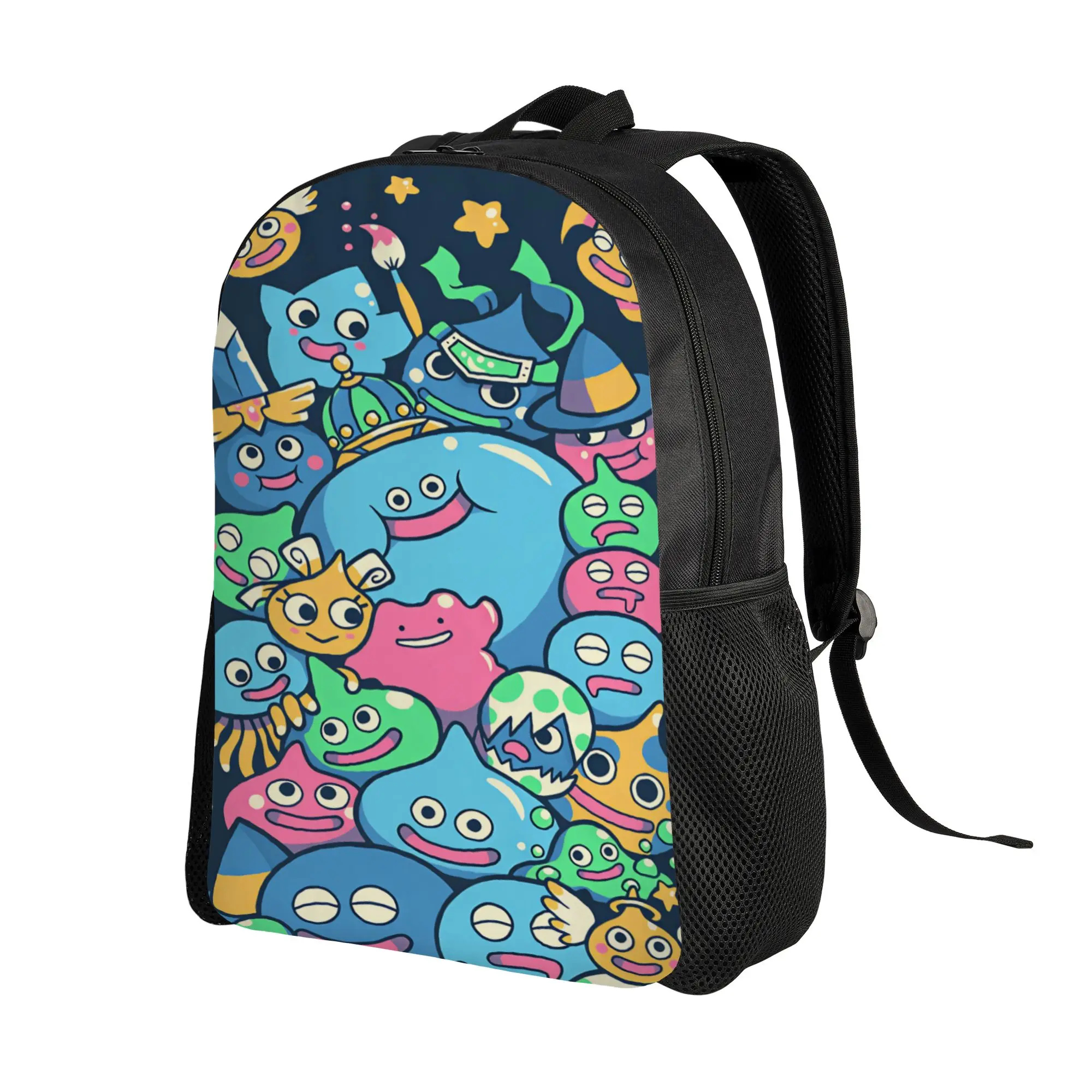 Dragon Quest Slime  Backpack  Hiking Backpacks Unisex Design Durable High School Bags Stylish Rucksack