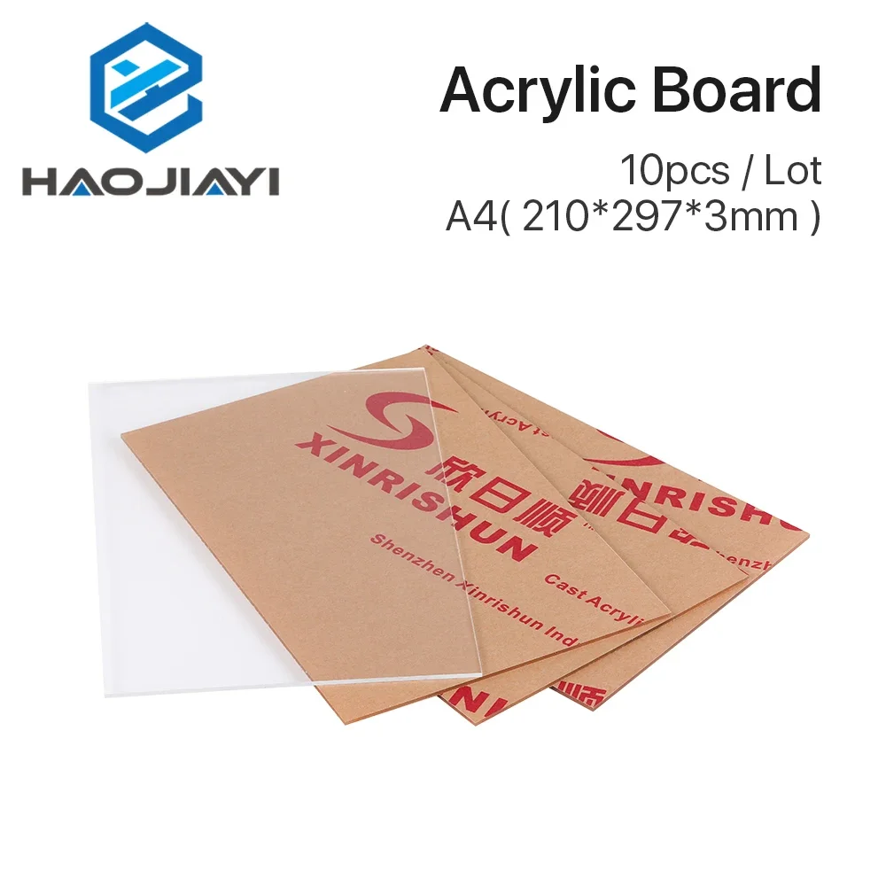 10 stks Acryl Board Lasergravure Materiaal A4-formaat DIY Cadeaumaterial voor Co2 Lasergraveermachine