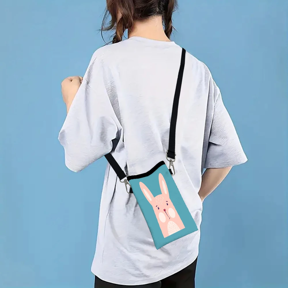 

Cute Animal Cartoon Phone Bag Adjustable Detachable Strap Designed Exclusively ForWomen Crossbody Bag Convertible ShoulderBag3.3