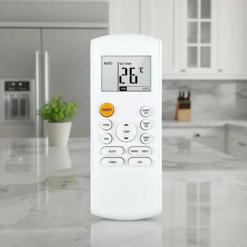 Air Conditioning Remote Control Compatible with RG57B1 RG57B2 RG57B RG57A RG57A6 Replacement for Home and Office Use Durable