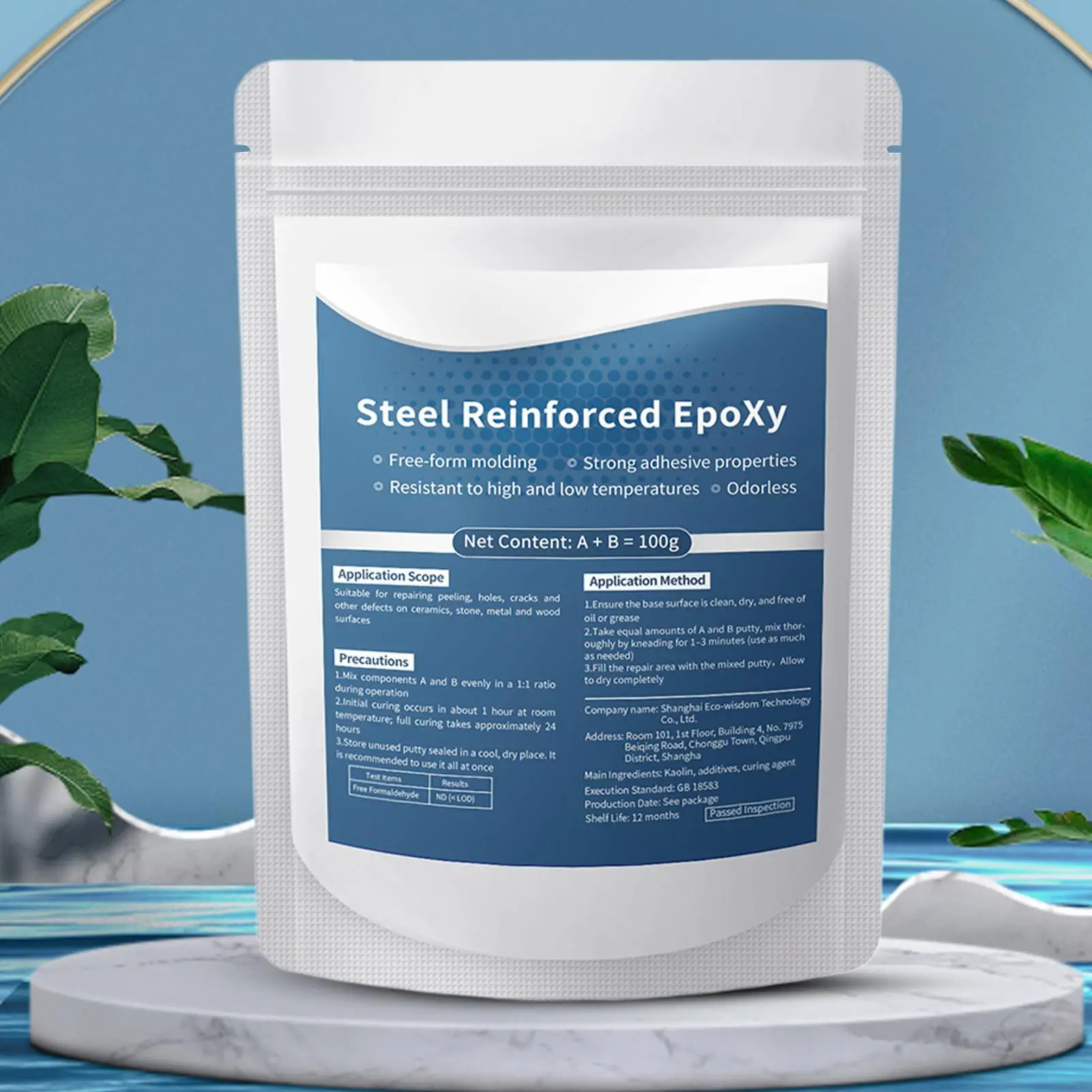 Metal Epoxy Putty 100g Waterproof Portable Strong Bonding Epoxy Clay Filler for Craft Production Part Shaping Metal Ceramic Wood