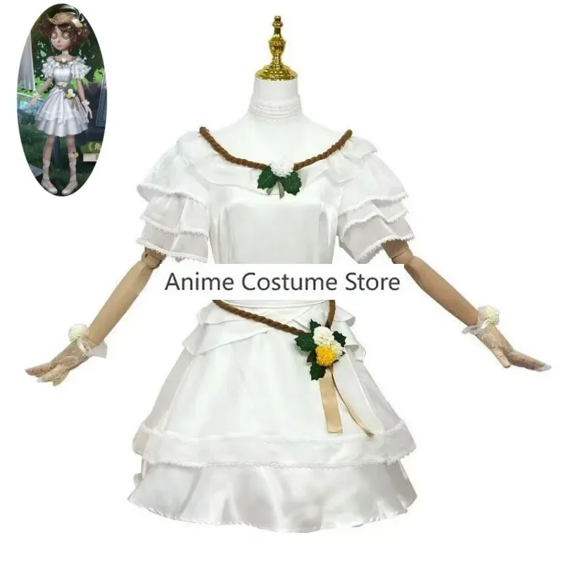 Game Identity ⅴ Emma Woods Gardener Cosplay Costume Hat Anime Waiting For Up In The Wind Blows Lolita Uniform Hallowen Suit