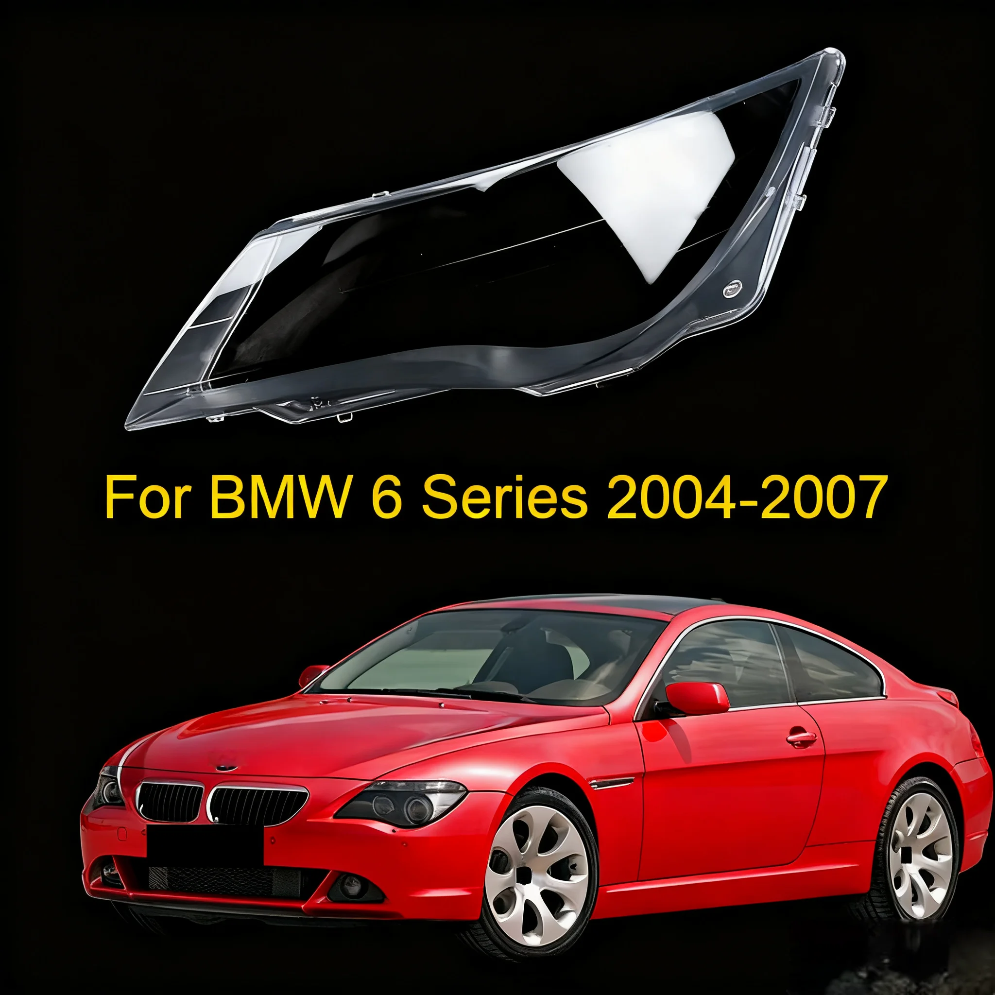 

For BMW 6 Series E63 630 645 650 2004-2007 Headlamps Transparent Cover Headlight Shell Lampshade Lens Lamp Shade