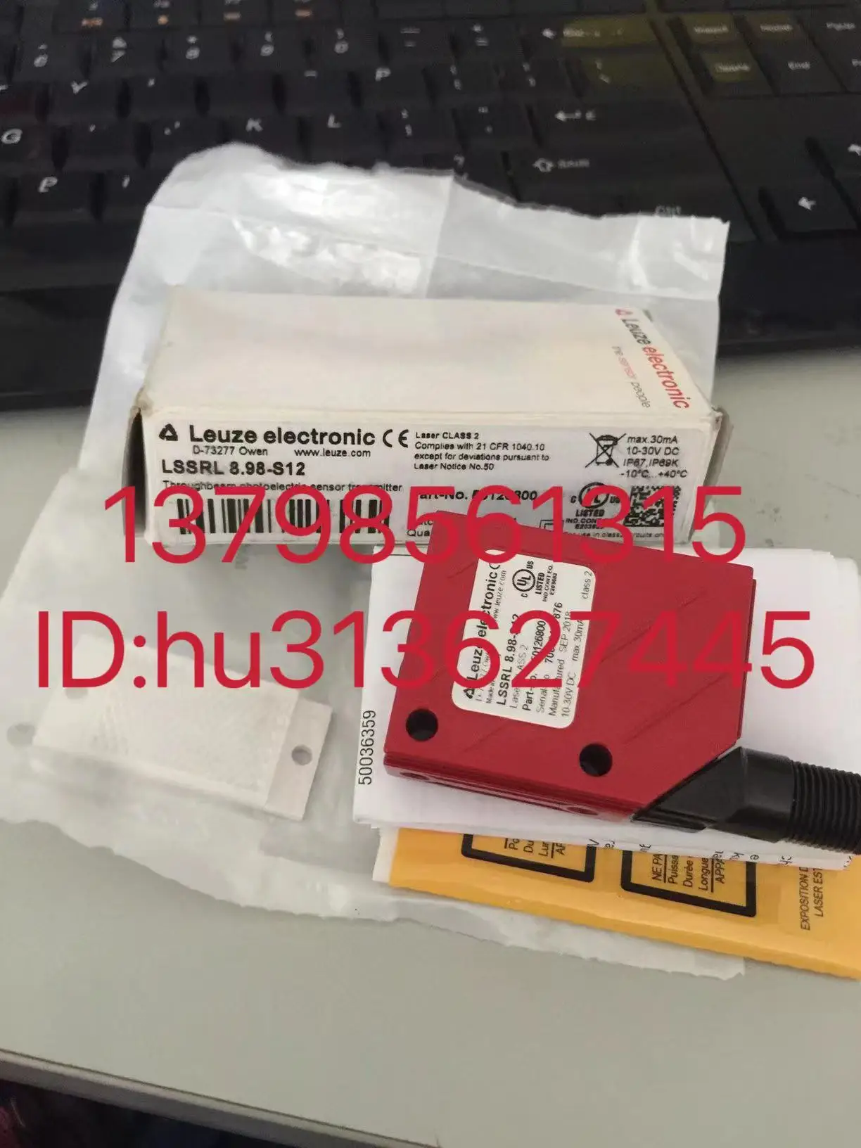 

Хорошая цена Leuze Easy Test, датчик LSSRL 8,98-S12, оригинальный, подлинный