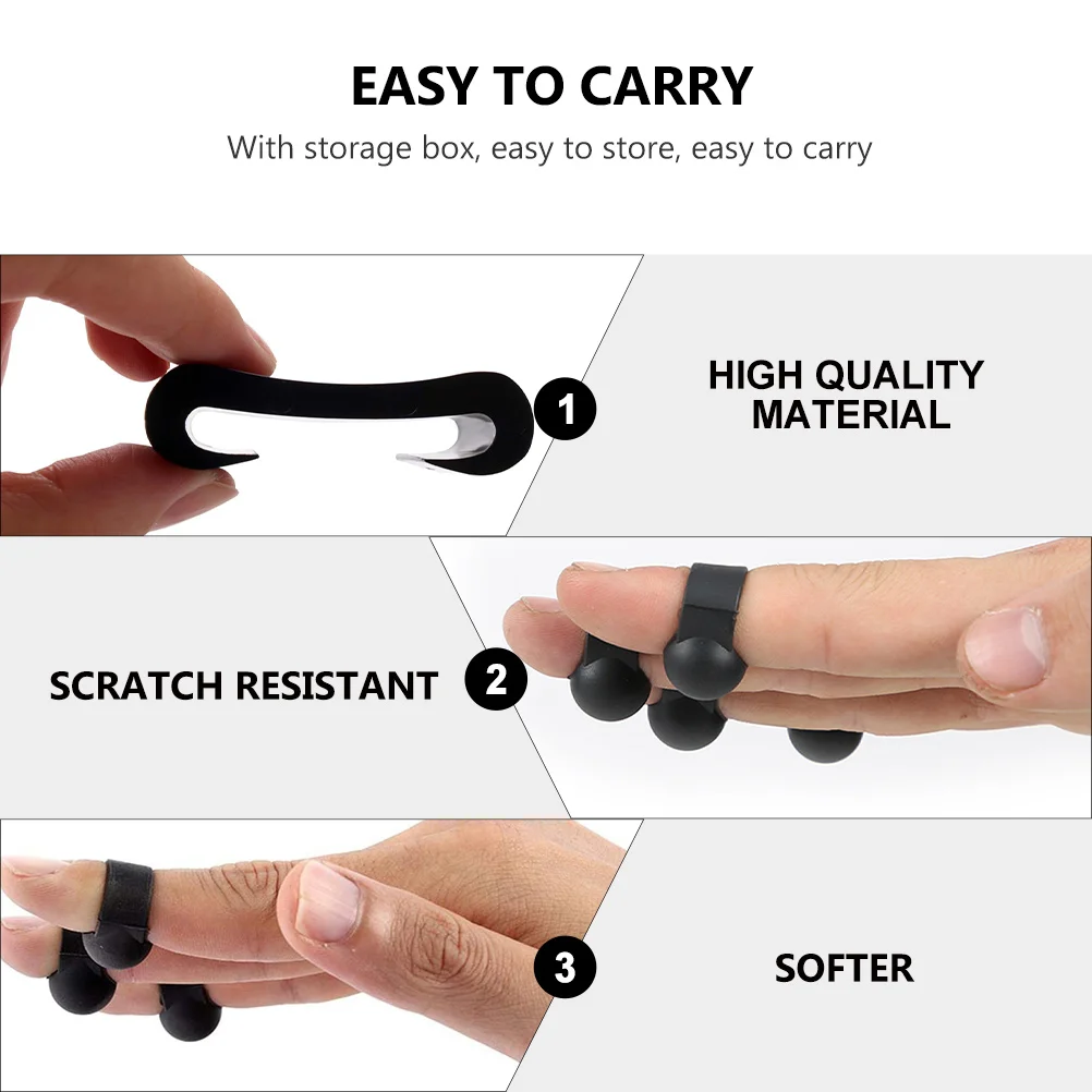 

1 Set Silicone Finger Sleeves For Tongue Percussion Instrument Accessories Steel Tongue Drum Accessories Knocking Playing Finger