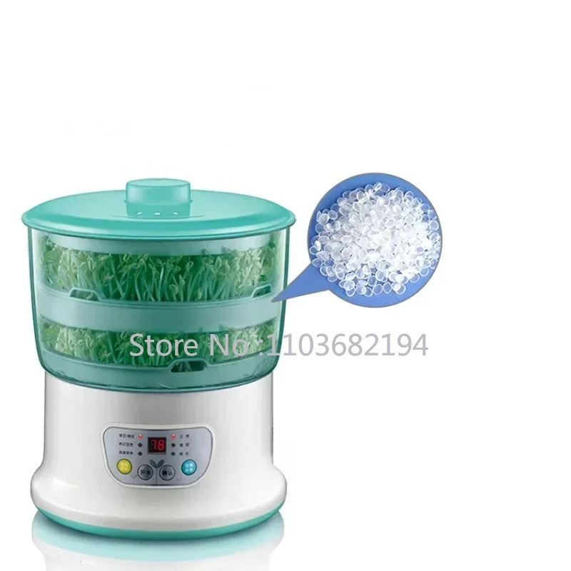 Bean Sprouting Machine Multi-Functional Raw Bean Sprouts Household Double-Layer Soybean Mung Bean Sprout Automatic Intelligent