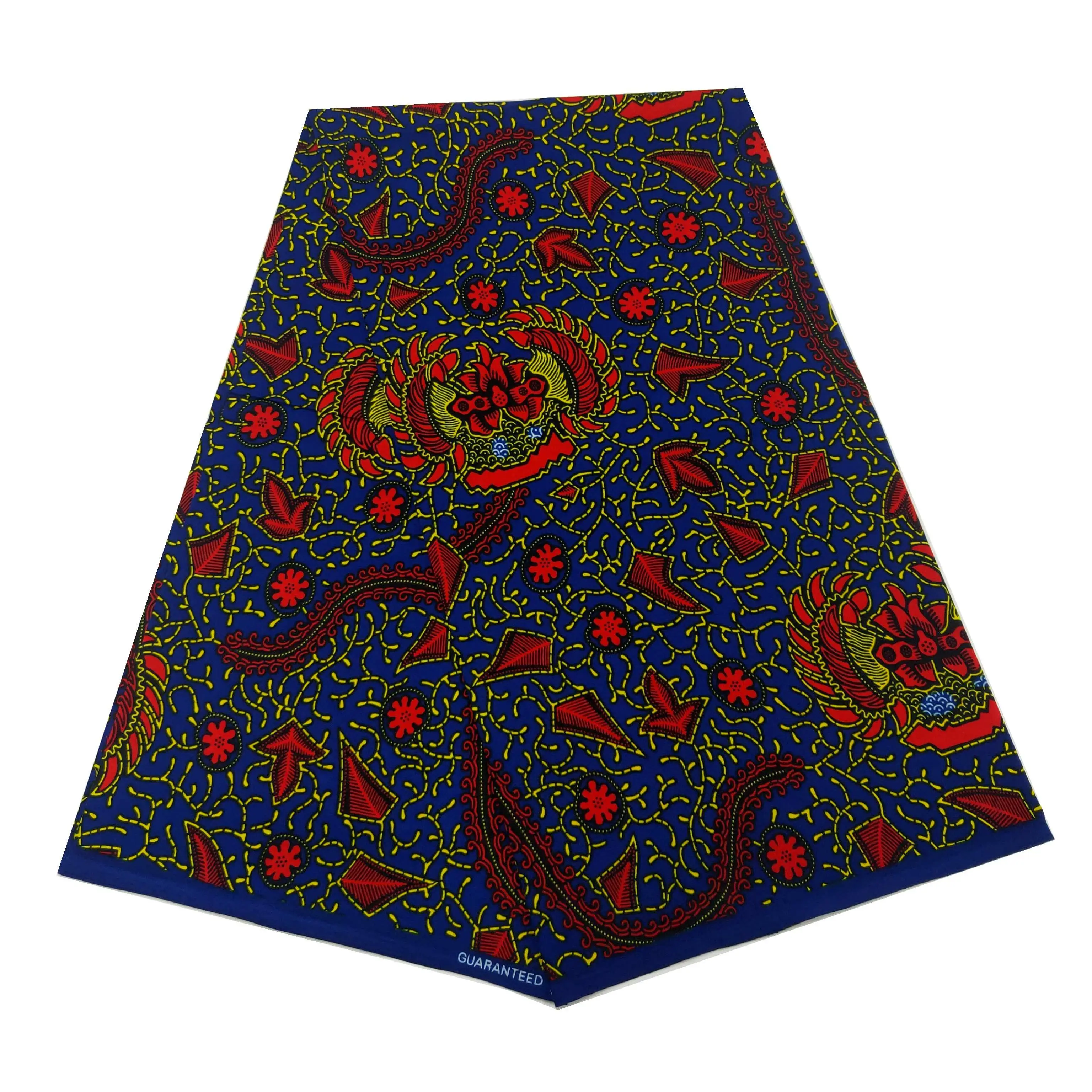 Imagem -06 - Batik Loincoth 100 Algodão Tecido Verdadeiro Super v Real Cera Garantidas Cera Impressões Hollandais Holandeses Vestido Africano Jardas