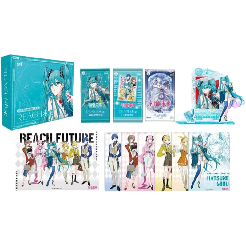 

Официальная почтовая подарочная коробка Kayou Hatsune Miku — открытки, акриловые держатели для карточек и набор карточек FR, коллекционные карточки