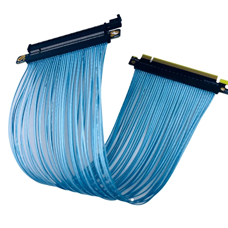 PCIE 4.0 X16 GPU Graphics Card Extension Cable PCI-E 4.0 32GB/S 12PIN Silver-Plated Cable For 3090 Graphics Card