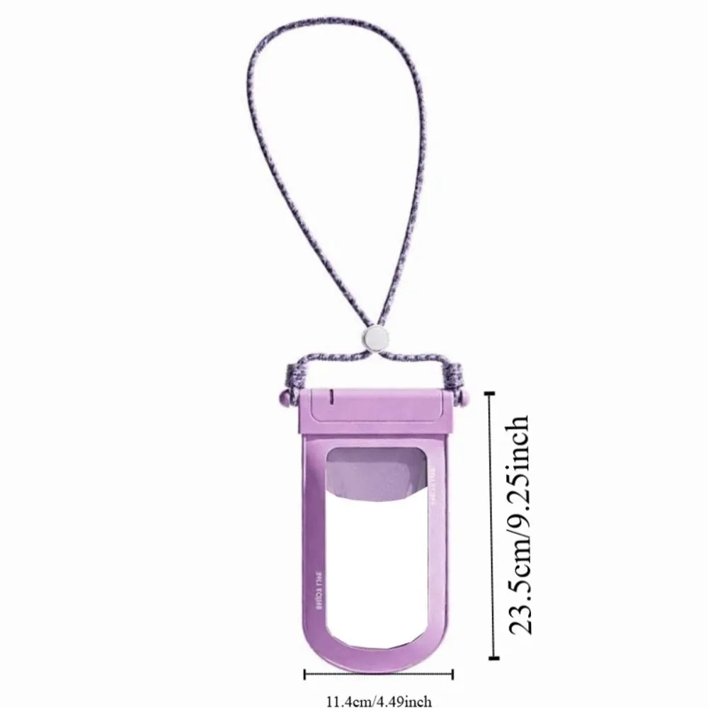 Adjustable Strap Waterproof Phone Pouch Lightweight Sealed Crossbody Dry Bag ABS Large Capacity Transparent Hanging Neck Bag view 5