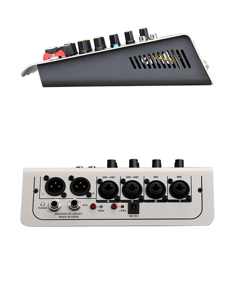 USB Live Stage KTV Audio Mixer สำหรับ Pc 6ช่องเสียงตารางผสมดิจิตอลคอนโซลคอนโทรลเลอร์ Professional คอนโซล Dj