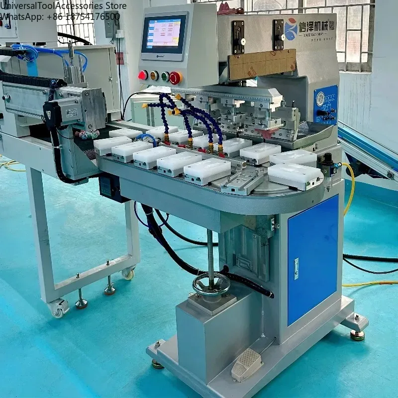 Non-standard Customized Tampon Printing Machine Semi-automatic Four-color Pad Printing Machine for Toys, Buttons Pad Printing