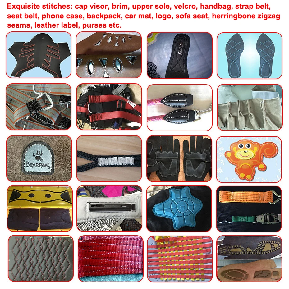 Programmable Flat-Bed Industrial Lock Stitch Pattern Sewing Machine, Core Motor Components for Apparel Manufacturing
