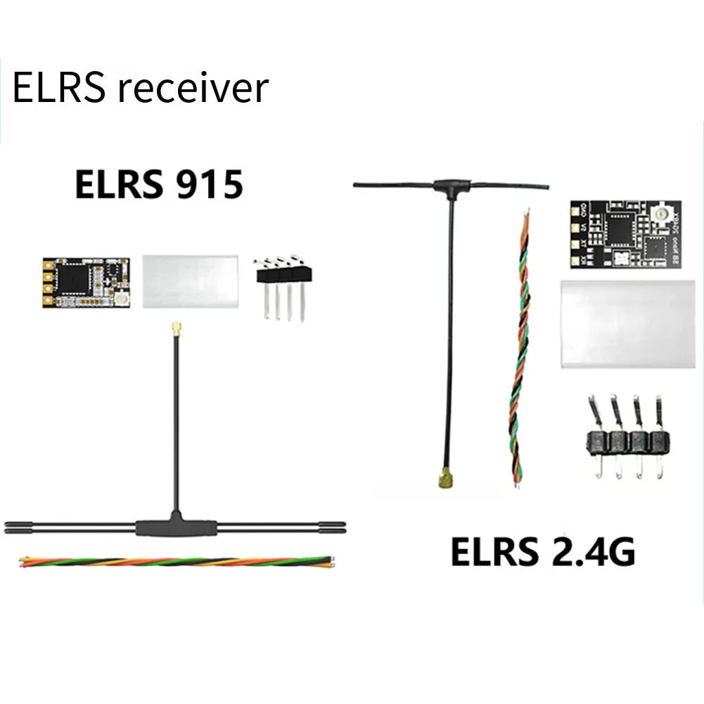 2.4G/915MHz ExpressLRS ELRS Receiver - For FPV Long Range Drones High-Speed Signal RC DIY Receiver Parts