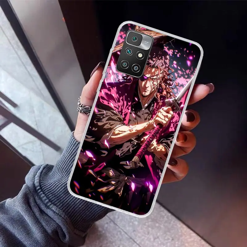 Bleach Kyoraku Shunsui Phone Case For Xiaomi Redmi Note 7 8 9 10 8T 5 Mi 14 12T 11T 10T 9T 11i 12 11 Lite A3 A2 A1 Back Cover