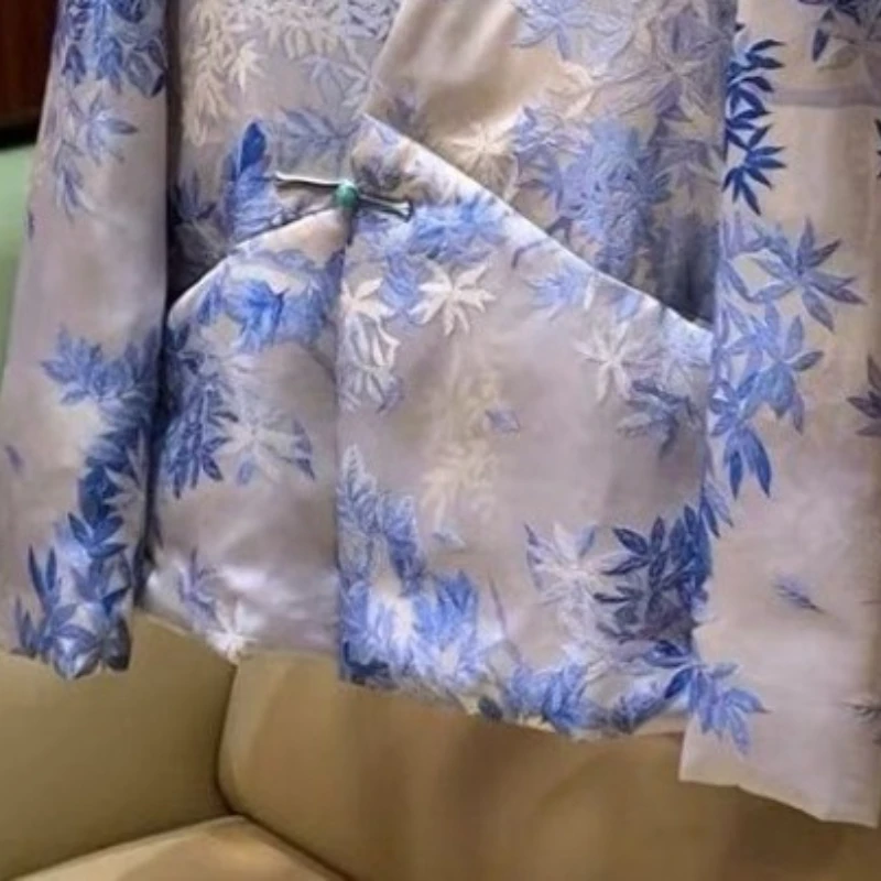 Women's Autumn Winter Tops Coat Cotton Coat New Chinese Thickened Personalized Slim Leisure Simple Comfortable Versatile Niche