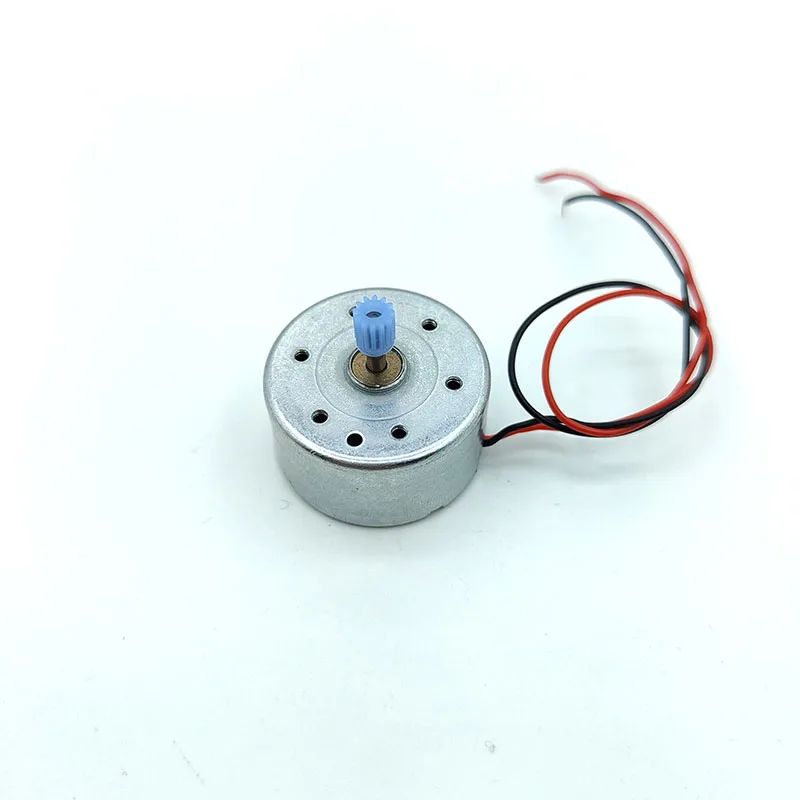 RF-300 DC 3V 6V 9V 12V 7000RPM Mini wyciszenie 24mm silnik z okrągłym wrzecionem szczotka metalowa szlachetnego DIY Model zabawkowy energii słonecznej