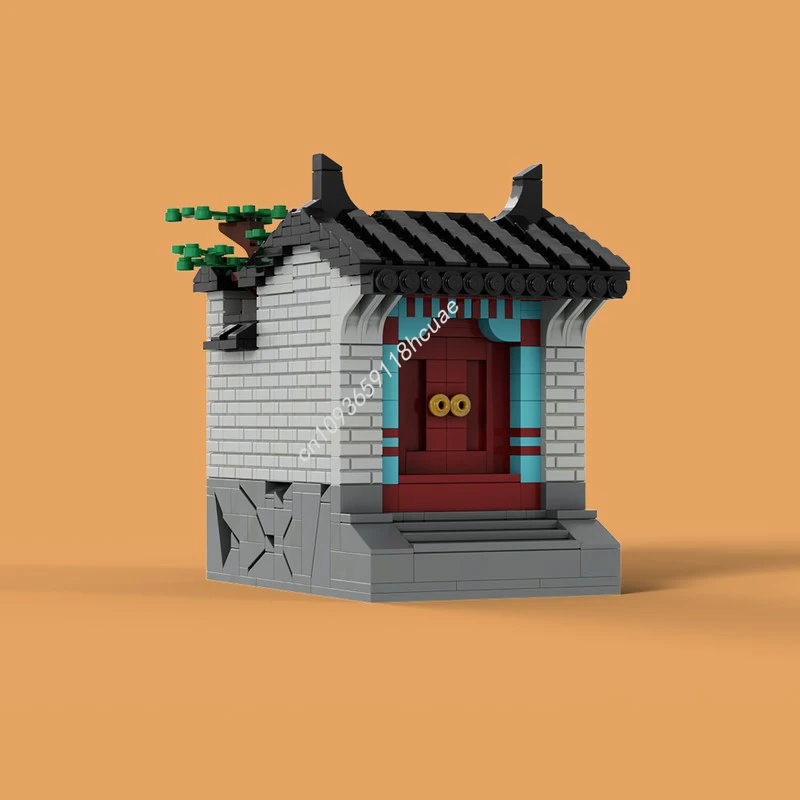 

679pcs MOC Ancient architectural pen holder nan High Detail Collector’s Building Set for Vintage Model Christmas Gift