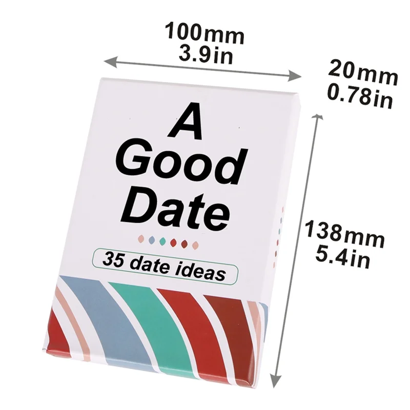 AINY-A Good Date Ideas Gioco Scheda della squadra Divertimento e avventuroso Data Night Box Puzzle Gioco da tavolo Esperienza della squadra Gioco interattivo