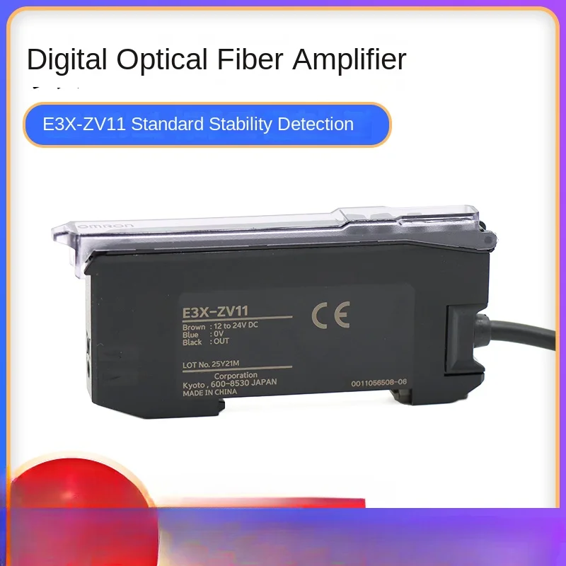 The new original genuine E3X-ZV11 replaces the E3X-NA11 dual digital display fiber amplifier NPN