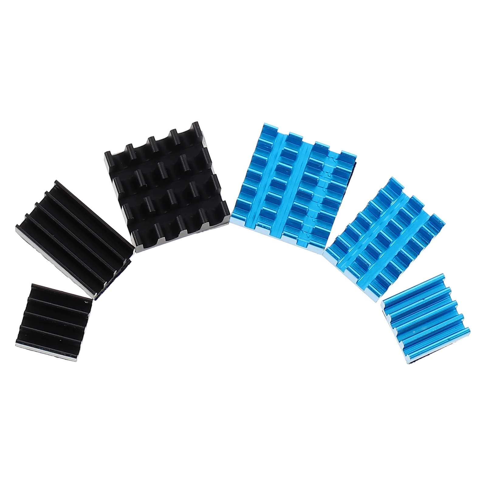 

Комплект из 6 алюминиевых радиаторов для микросхем: высокопроизводительное охлаждение, защита чипов, анодированный металлический кулер для стабилизаторов напряжения