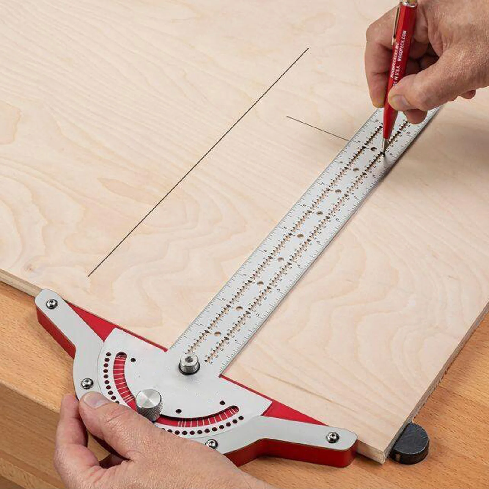 

Woodworkers Edge Ruler Protractors Angles Woodworking Ruler Angles Measure Tool Stainless Steel Baseboard Crafts Carpenter Tool