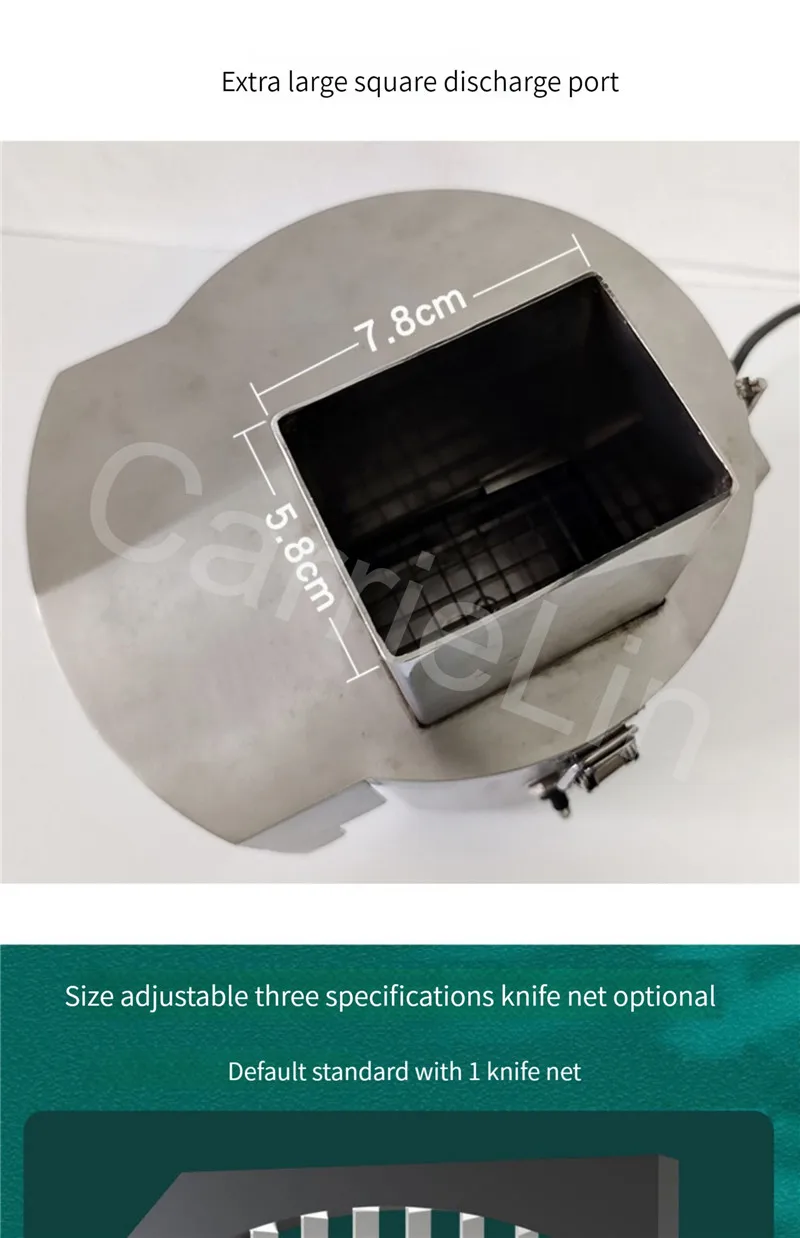 Commercial Vegetable Dicer Machine Electric Potato Carrot Taro Dicing Multi-function Automatic Radish Cube Cutter