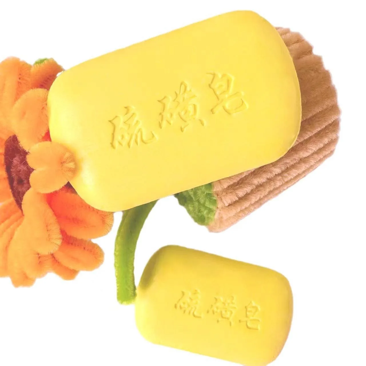 5 قطع صابون حمام الكبريت، صابون تنظيف يغسل اليدين والوجه، صابون للجنسين خلف الجلد، تنظيف عميق للوجه