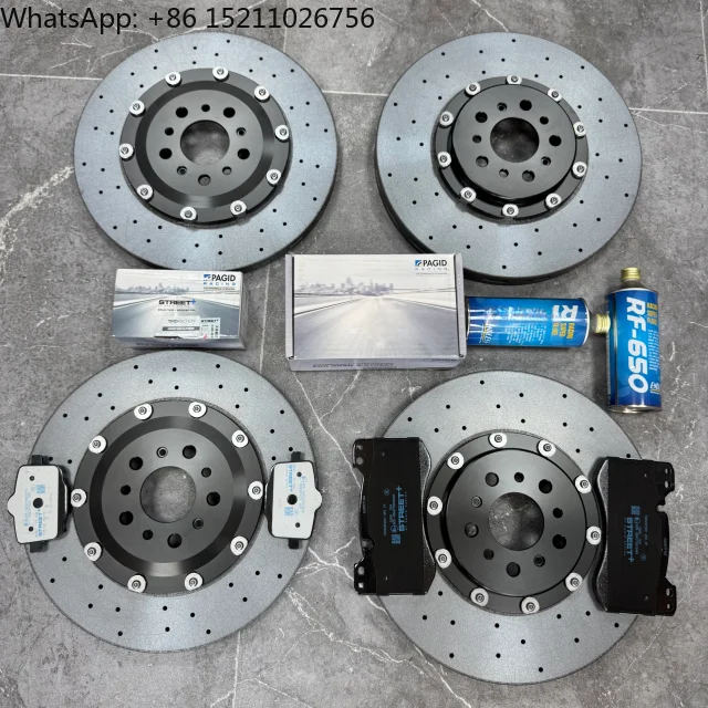 Silicon Carbide CCB Carbon Fiber Rotor Ceramic Brake Discs Replace Steel Discs Carbon Ceramic Brake Kit for Bmw Xdrive audi benz