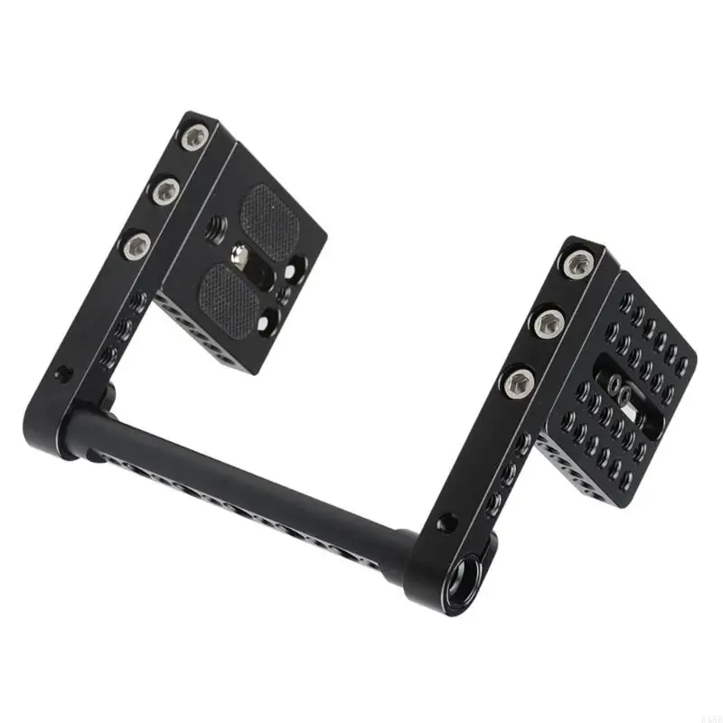 D5BB Verstellbare Kamera Käfig Handgriff kalte Schuhhalterung für große DSLR -Kameras Schnellfreisetzungen Käsestangenzubehör