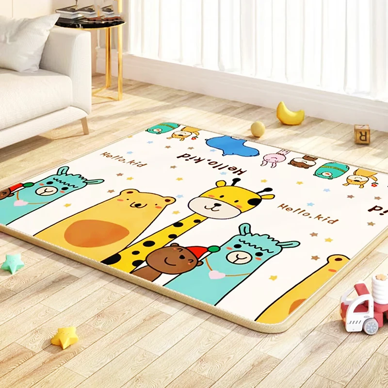 Non-toxic 200cm*180cm Crawling Mat Double Surface Carpet creative cartoon design Developing Mat for Children Cute Baby Play Mats