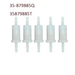 5 PC 879885Q 35879885T 25932 18-7718 in-line Fuel Filter 8MM 5/16INCH for Mercury MERCRUISER Mariner Outboards In Stock