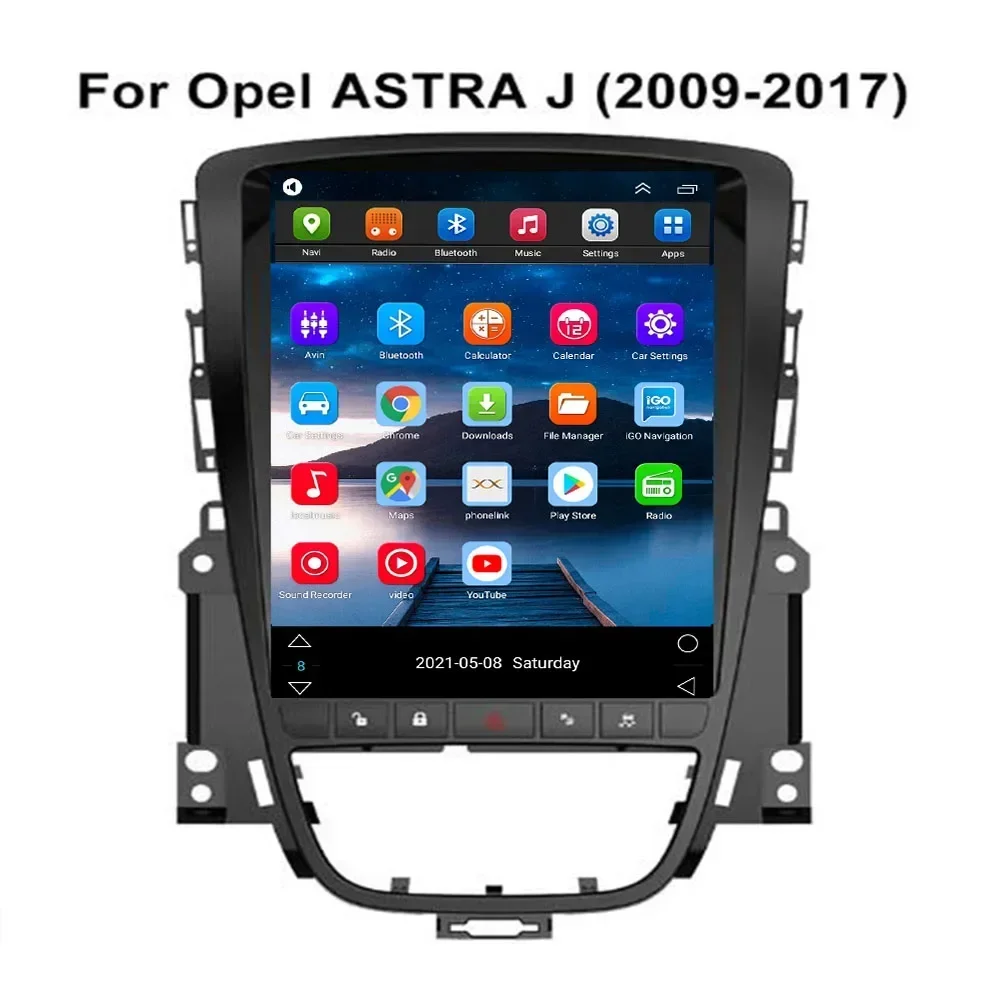 5G LTE Android 13.0 per OPEL ASTRA J Tesla type Multimedia Stereo Car DVD Player navigazione GPS Radio