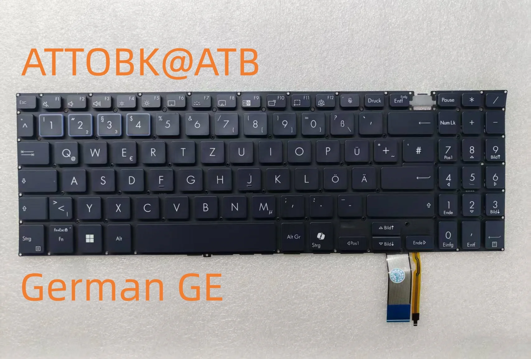 

Клавиатура с подсветкой US/SP/IT/LA/FR/TA/GE для ноутбуков ASUS ExpertBook B3 B3604 B3604CMA B3604CVA B3604C, английская раскладка, Teclado 0KNX0-512DU