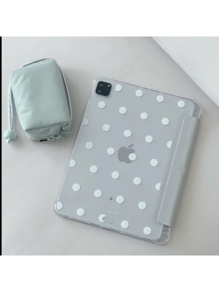 

Корейский коврик Fre Dot с рисунком 0th Th Ipad Air Чехлы с защитой от падения и защитой от падения Пенал Прозрачный силиконовый чехол для