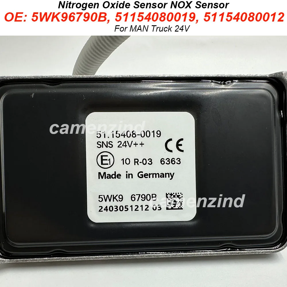 

5WK96790B 51154080019 51.15408-0019 High Quality Nox Nitrogen Oxygen Sensor For Man Euro6 Trucks 24V 51154080012