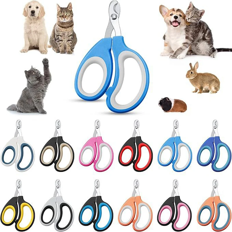 

Professional Cat Nail Scissors Puppy Claws Cutter Pet Clipper Trimmer Dog Nail Clipper Cat Grooming Tools for Small Dogs Gadgets