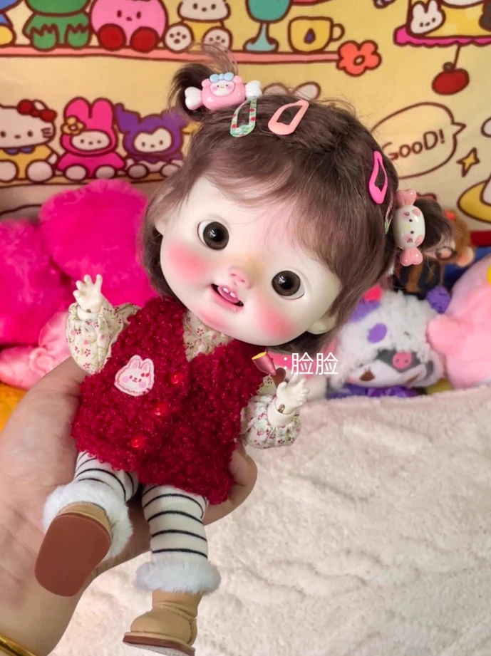 L01-X003 ألعاب أطفال 1/6 gl BJD DD SD MSD دمية أحذية الشتاء الأبيض الوردي الثلوج مشعر الأحذية 1 زوج