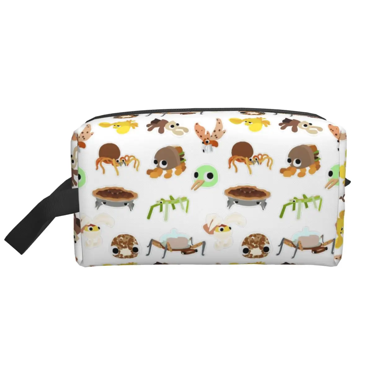 

Косметичка The Isle Of BIGsnax Bugsnax Pack для женщин, дорожный органайзер для макияжа, сумка для туалетных принадлежностей, пенал