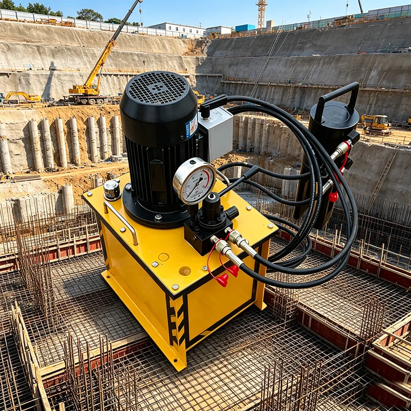 Reinforcing Bar Sleeve Squeezing Cold Press Machine Rebar Cold Extrusion Crimping Device for On‑Site Construction Use