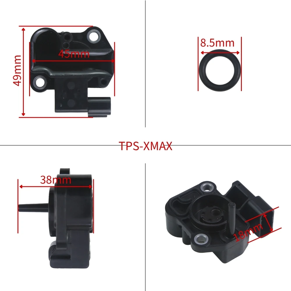 TPS Throttle Position Sensor 2DP-E3750-00 For XMAX Motorcycle Replacement Sensor