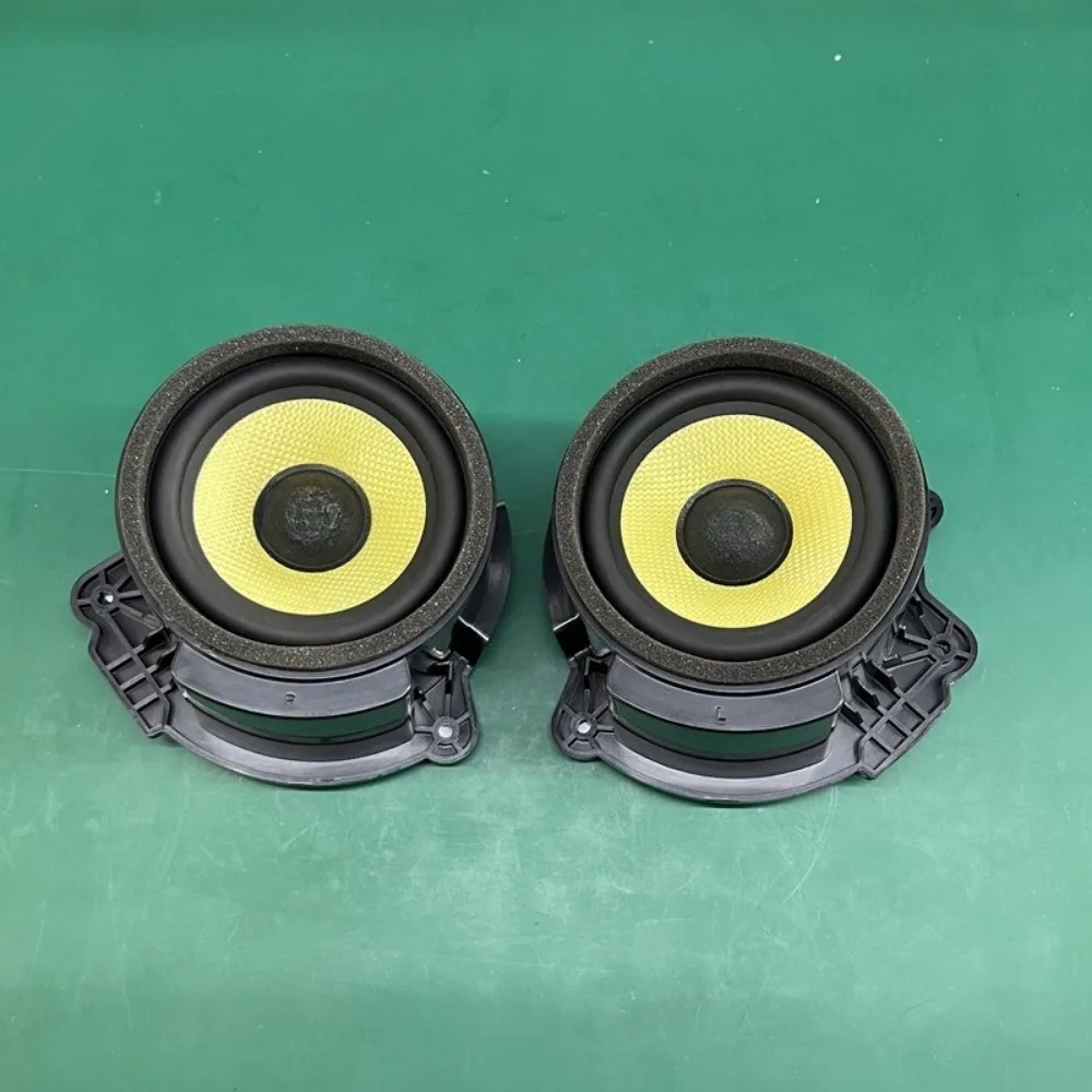 Premium Professional Yellow Cone Car Speaker for Dashboard Rear Door Plug and Play Upgrade Sound System