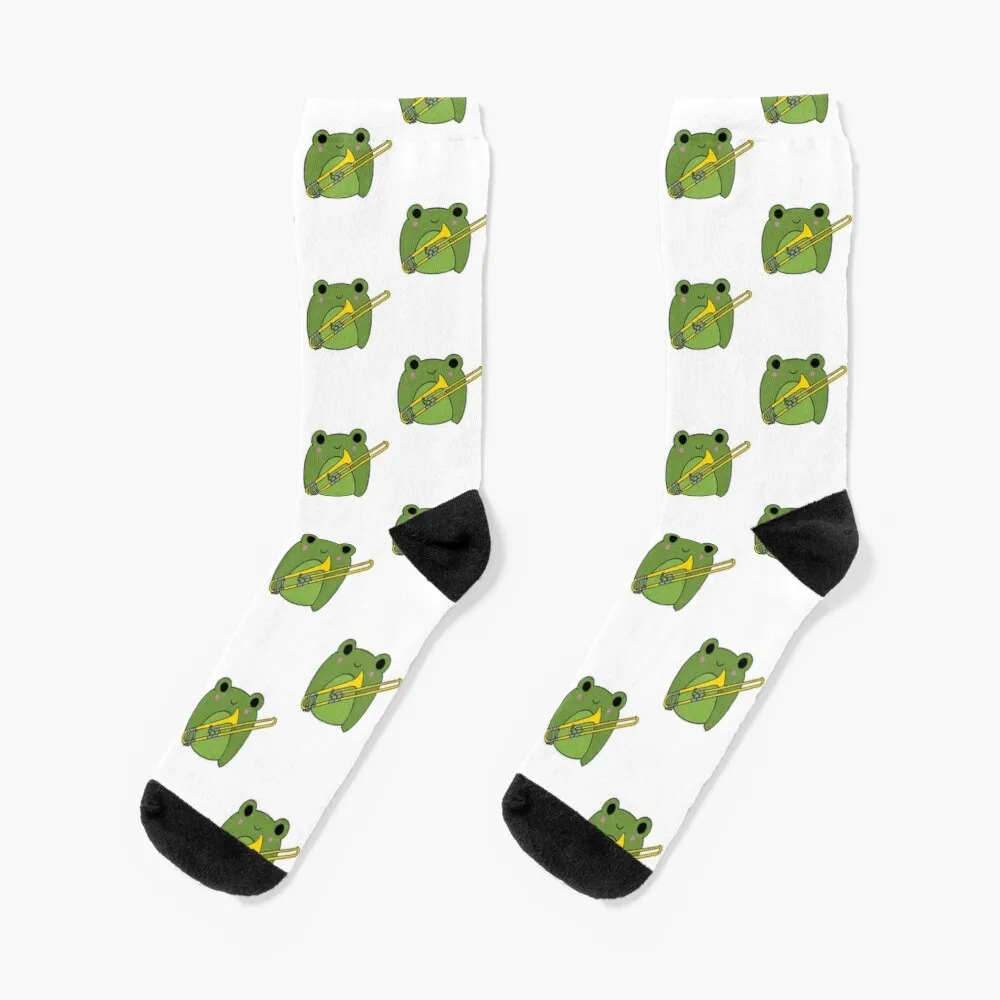 

Trombone Froggie Socks Funny Socks For Men Men'S Socks