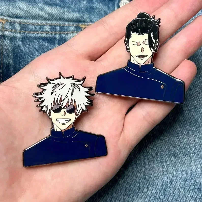 JJK Hard Enamel Pin Sorcery Brothers Satoru Gojo，broches ，Animation & Comic