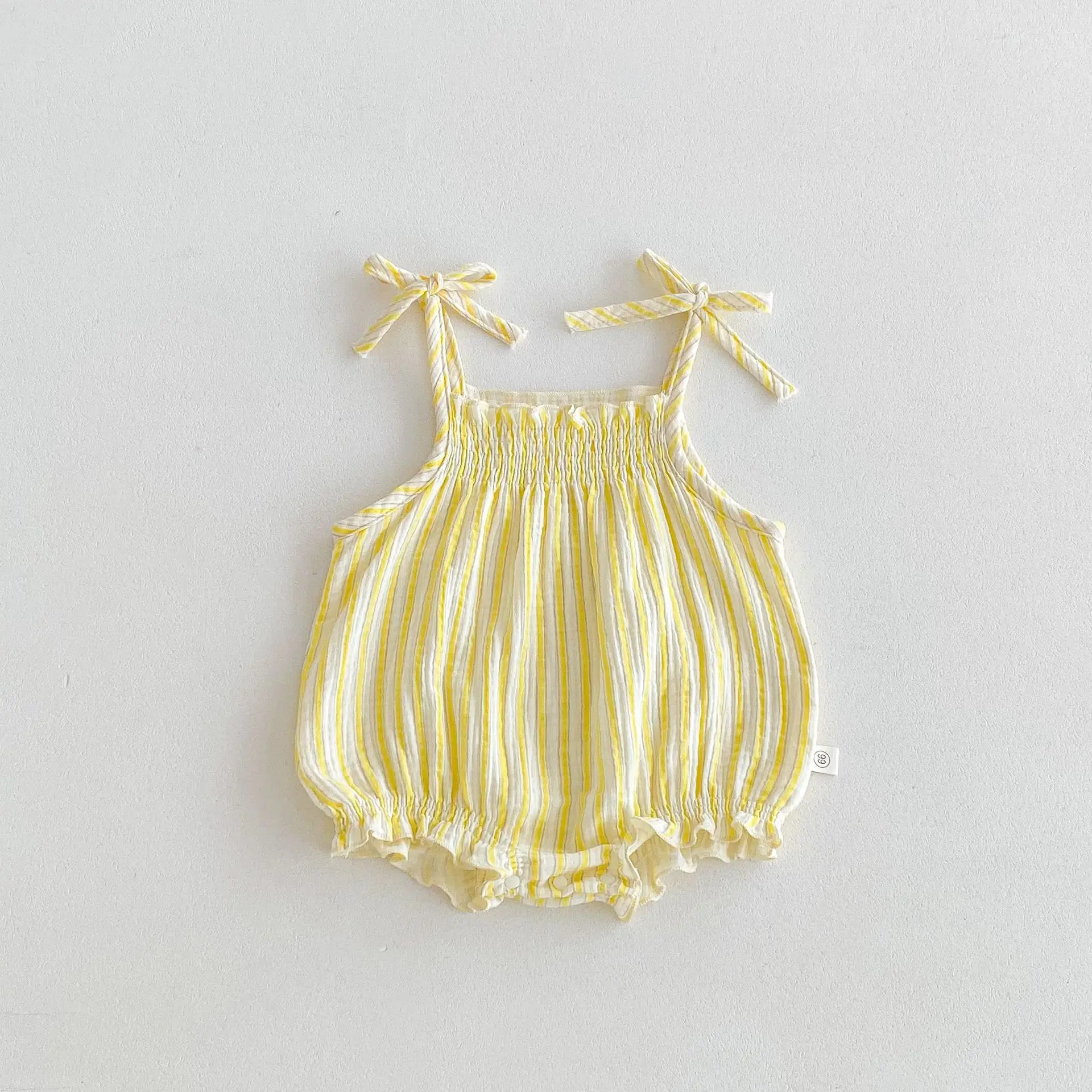 2025 Summer New Baby Girl Sleeveless Sling Bodysuit Cotton Infant Cute Floral Thin Sweet Jumpsuit Newborn Toddler Clothes 0-24M
