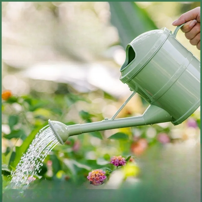 Tetera de riego de boca larga, hervidor de riego de jardín para el hogar, regadera de plantas en maceta, artefacto de riego