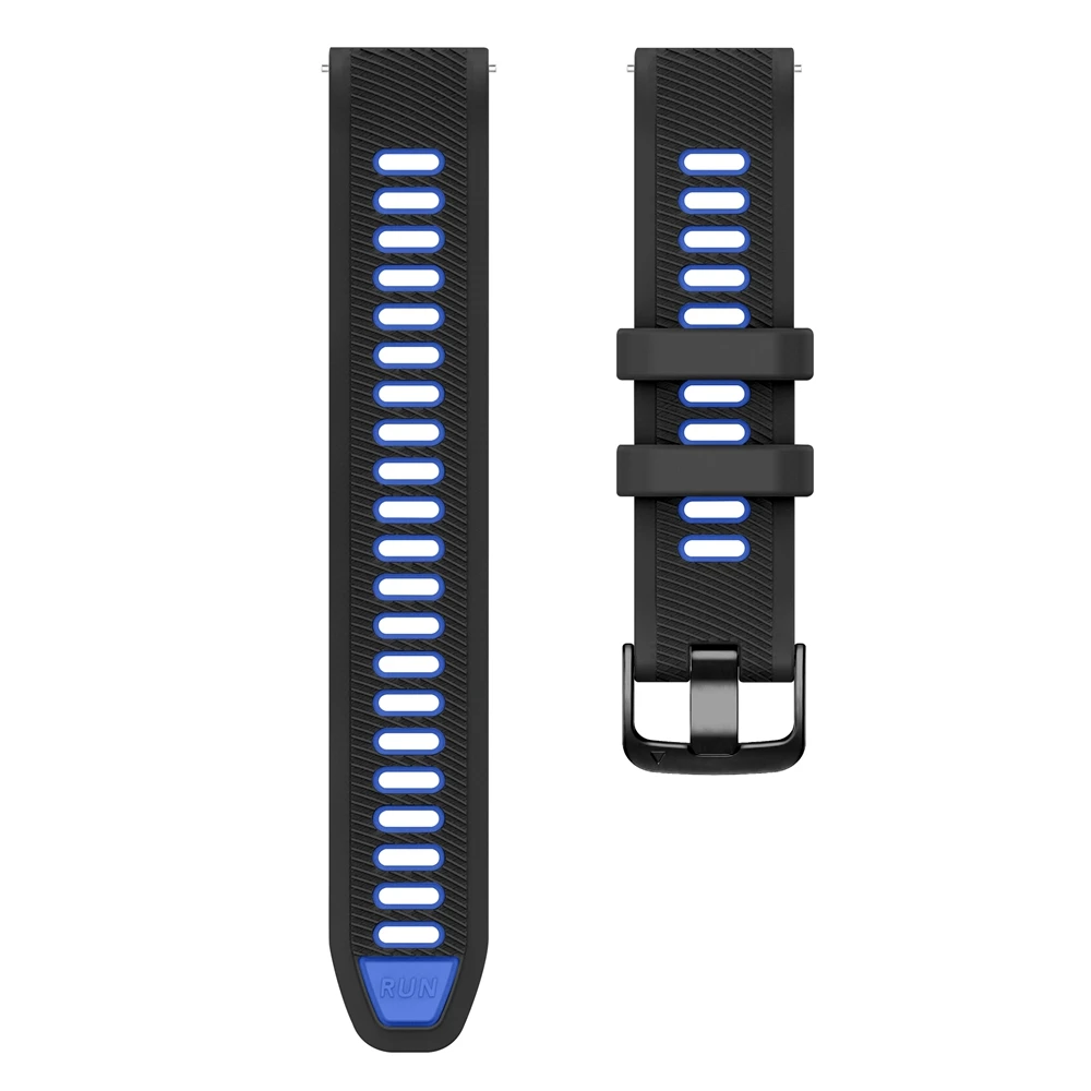 Universelles 22-mm-Sport-Silikonarmband für Garmin Forerunner 265 255 Musikband für Vivoactive 4/Venu 4 45 mm Armband-Uhrenarmband – Detail 17