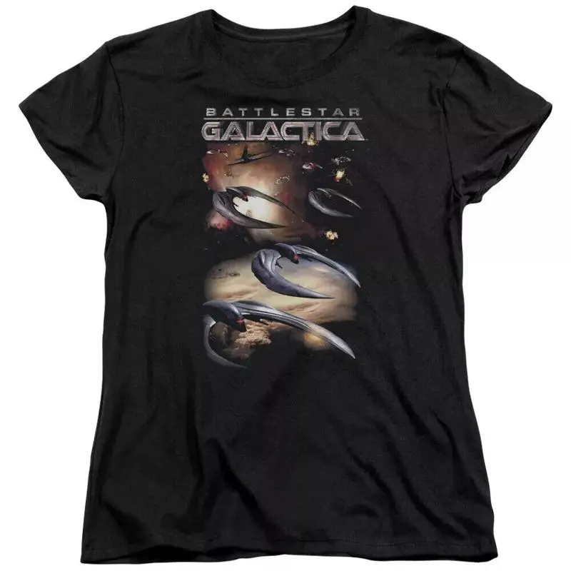 

Женская футболка Battlestar Galactica When Cylons Attack