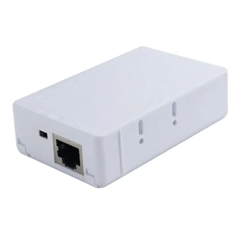 신제품--10X 2포트 PoE 익스텐더 10/100Mbps 1대2 PoE 리피터 12V 1A 250M 거리 표준 PoE 스위치/IP 카메라용 전원 공급