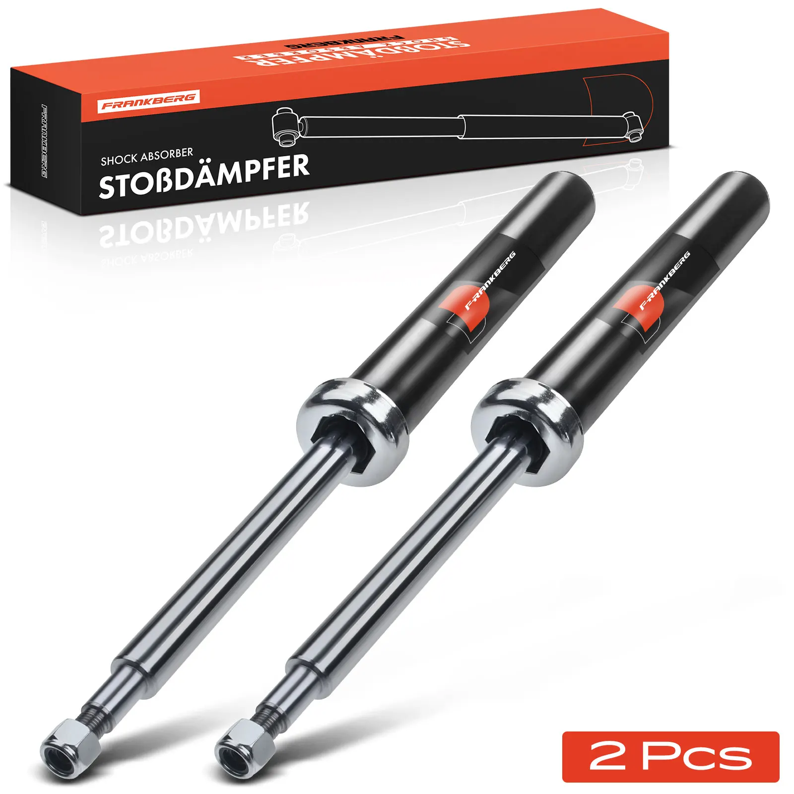 Frankberg 2x Stoßdämpfer Vorderachse für Audi A6 4A C4 100 431 433 434 443 444 200 437 438 1976-1997 115476 100550 115475 E3806